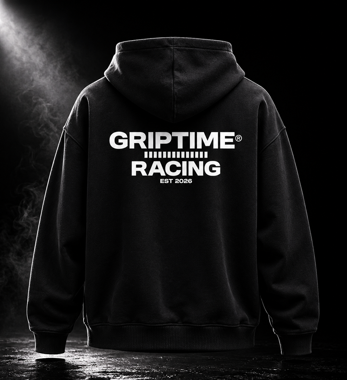 GripTime Oversized Hoodie - Schwarz