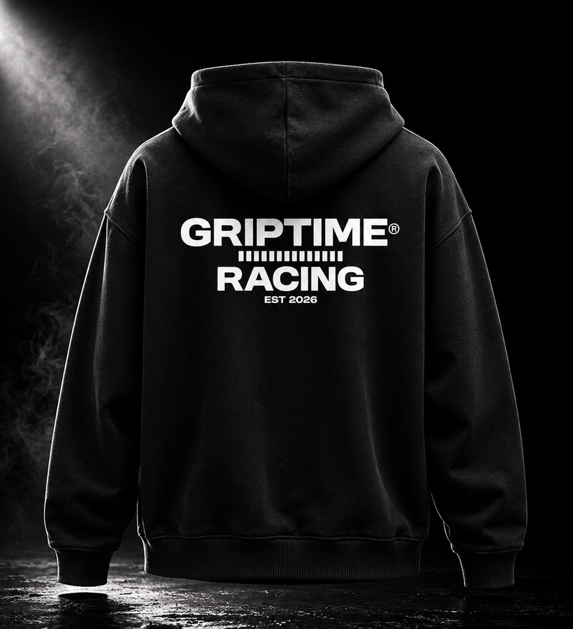 GripTime Oversized Hoodie - Schwarz