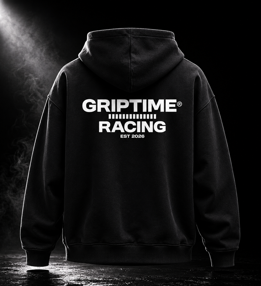 GripTime Oversized Hoodie - Schwarz