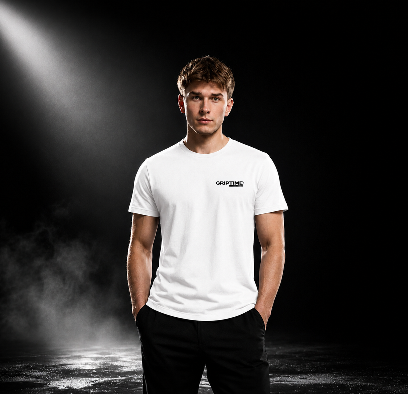 GRIPTIME® Basic Bio Tee White - Weiß