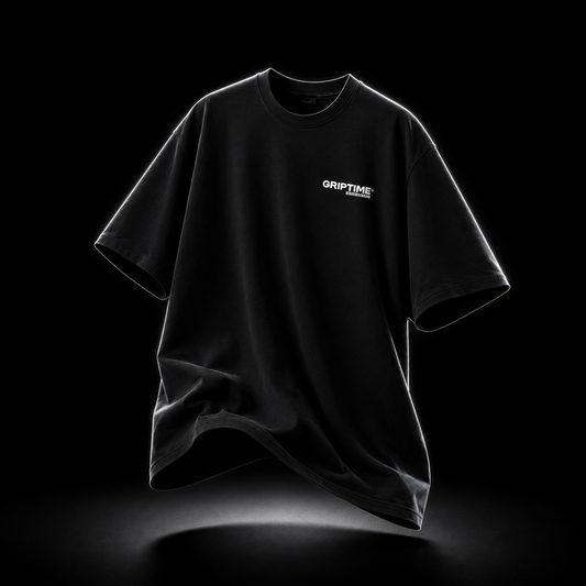 GripTIme Oversized Heavyweight T-Shirt - Schwarz