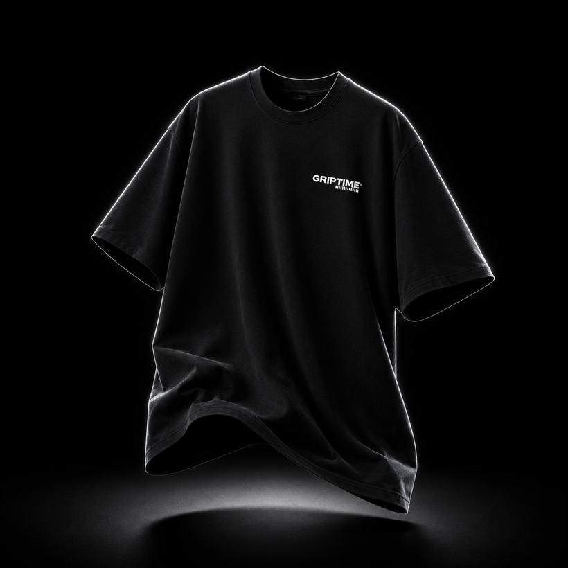 GripTIme Oversized Heavyweight T-Shirt - Schwarz