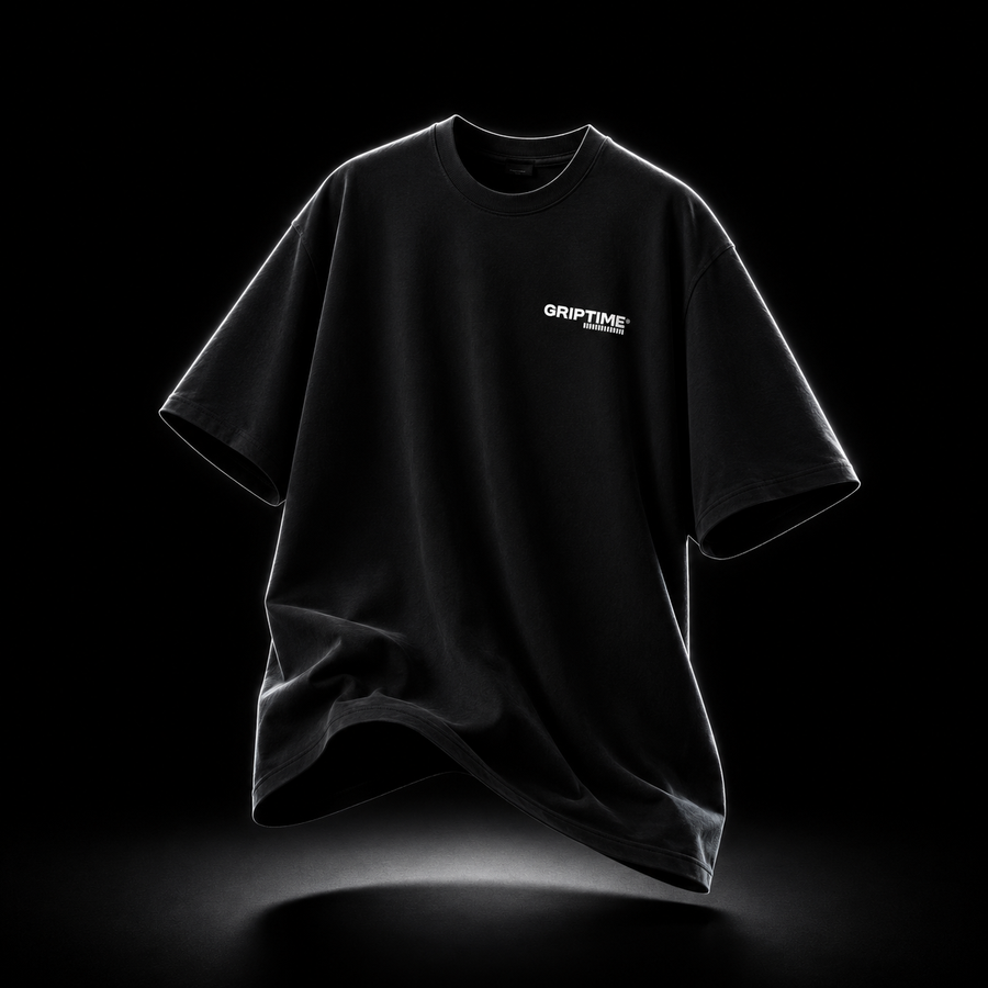 GripTIme Oversized Heavyweight T-Shirt - Schwarz