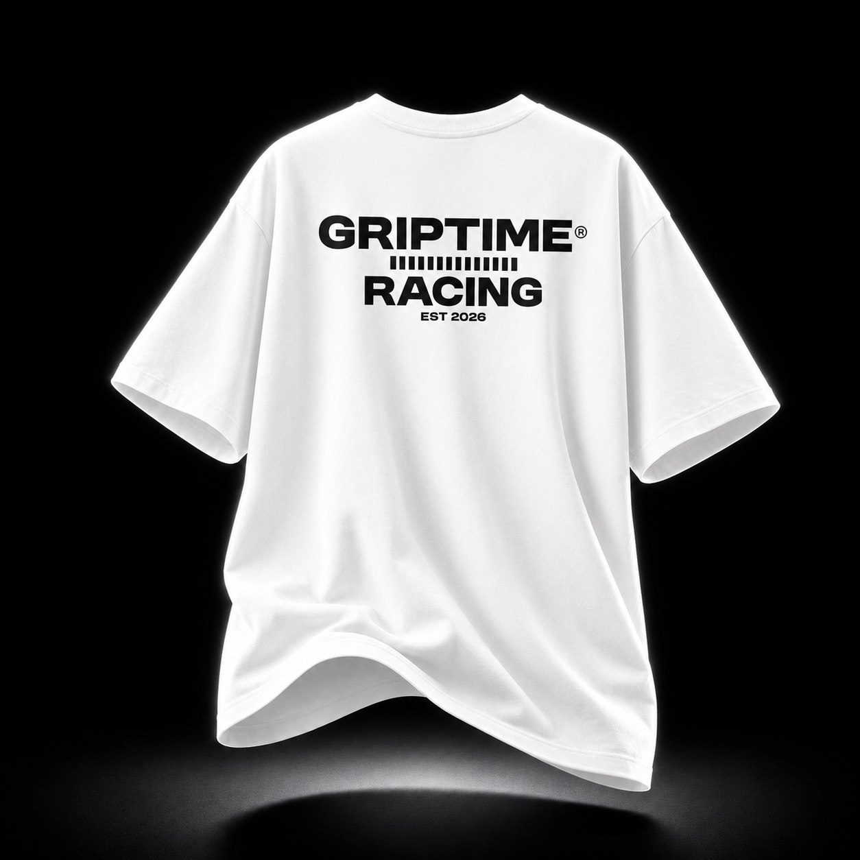 GripTIme Oversized Heavyweight Tee White - Weiß