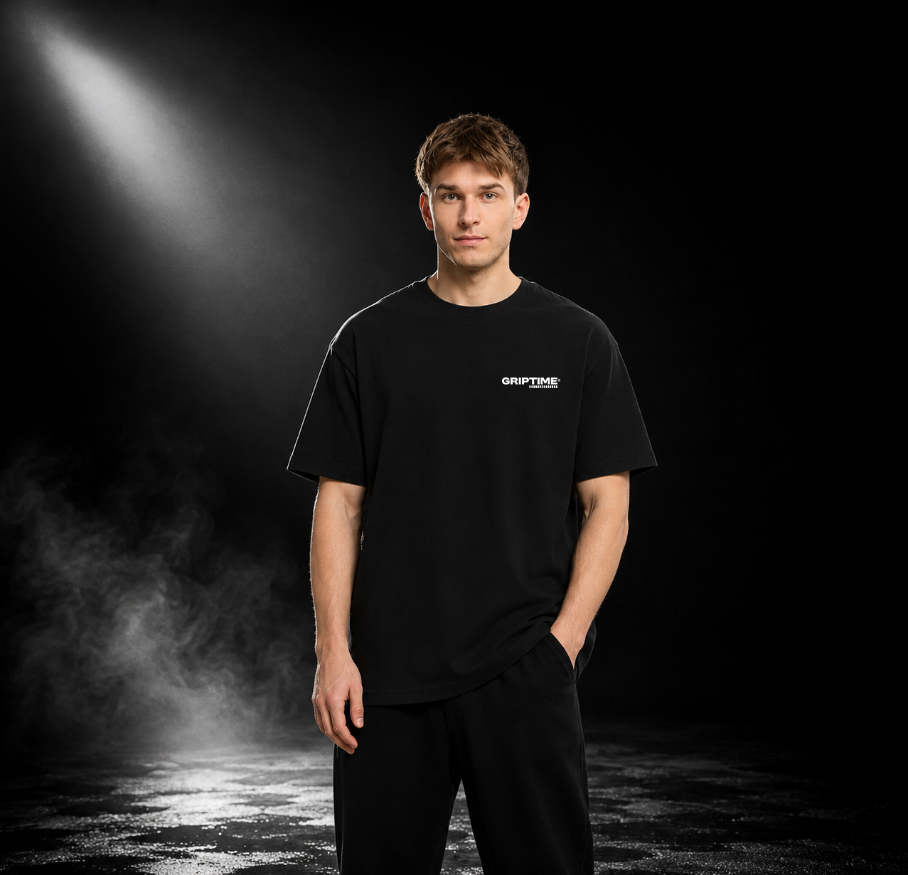 GripTIme Oversized Heavyweight T-Shirt - Schwarz