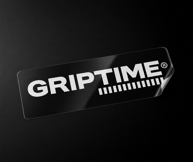 GRIPTIME® Premium Autoaufkleber (20 x 3,5cm)