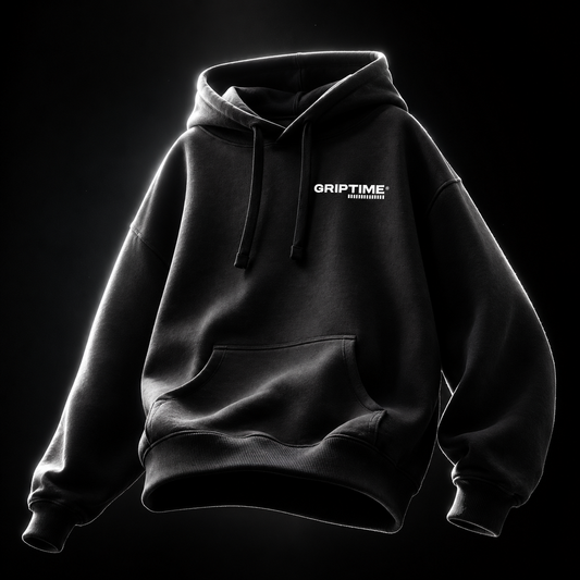 GripTime Oversized Hoodie - Schwarz
